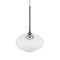 Dyberg Larsen AVA Pendant - Hanglamp D20 cm - Opal glas met chroom
