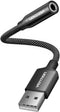 Vention Gome - Externe USB-geluidskaart - 16-bits 48 kHz - Zwart