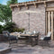 Angel Living Balkonparasol - Halfrond - UV-bestendig - Crème - 245 x 122 cm