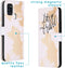 iMoshion Hoesje Geschikt voor Samsung Galaxy A21s Hoesje Met Pasjeshouder - iMoshion Design Softcase Bookcase - Wit / Meerkleurig / Goud / Let's Go Travel White