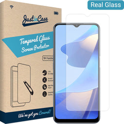 Oppo A54s Screenprotector - Gehard glas - Transparant - Just in Case