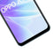 Oppo A57s screenprotector - Full Cover - Gehard glas - Zwart - Just in Case