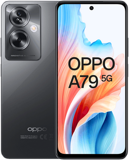 OPPO A79 5G, 8GB ram, 256GB opslag Zwart