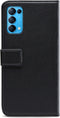 Oppo Find X3 Lite Bookcase hoesje - Mobilize - Effen Zwart - Kunstleer