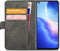 Oppo Find X3 Lite Bookcase hoesje - Mobilize - Effen Zwart - Kunstleer