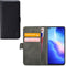 Oppo Find X3 Neo Bookcase hoesje - Mobilize - Effen Zwart - Kunstleer