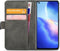 Oppo Find X3 Neo Bookcase hoesje - Mobilize - Effen Zwart - Kunstleer