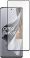 Oppo Reno10 5G Full Cover Tempered Glass - Screenprotector - Black
