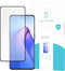 Oppo Reno8 Pro screenprotector - Full Cover - Gehard glas - Zwart - Just in Case