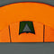 vidaXL Tent 4-persoons grijs en oranje