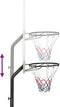 vidaXL Basketbalstandaard 282-352 cm polyethyleen wit