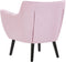 DRAMMEN II - Chesterfield fauteuil - Roze - Polyester