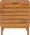 vidaXL - Wasmand - 30x30x45 - cm - massief - teakhout