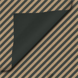 Cadeauzak special wrap 12x19cm kraft zw en wt ass