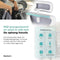 Backerz Motion Mesh - Ergonomische Bureaustoel - NEN-EN1335 Gecertificeerd - Wit & Grijs Mesh