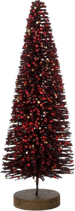 House of seasons - Decoratie boom paars h28xd10cm