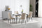 CAPRI Stoel Beige, Modern Design, Ergonomisch, Met Zachte Velvet Zitting, Metaal Zwarte Poten, Geschikt voor Woonkamer, Thuiswerk en Slaapkamer, Max. 120 kg