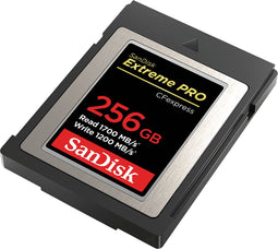 Sandisk Extreme Pro - Geheugenkaart - 256GB - CF Express Type B - Leessnelheid 1700 MB/s - Schrijfsnelheid 1200 MB/s