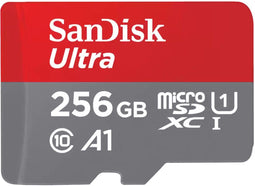 SanDisk Ultra - microSDXC 256GB - 150 MB/s overdrachtssnelheid - A1-classificatie