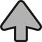 OPUS 2 Vloersticker looprichting grijs-zwart UV bestending 20 x 20 cm - 10 stuks