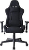 Bureaustoel Thomas - gamestoel racing stijl - stof bekleding - zwart
