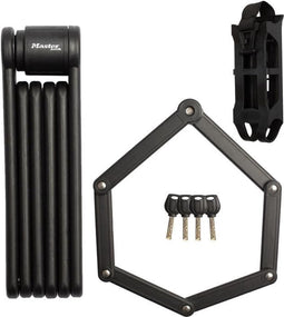 Opvouwbaar fietsslot - MASTER LOCK - 8335EURDPRO - Gehard staal, 4 sleutels, inclusief ondersteuning