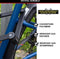Opvouwbaar fietsslot - MASTER LOCK - 8335EURDPRO - Gehard staal, 4 sleutels, inclusief ondersteuning