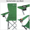Opvouwbare campingstoel met bekerhouder, opbergtas, gemakkelijk draagbaar, voor klapstoel, strand, c