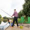 Opvouwbare campingstoel met bekerhouder, opbergtas, gemakkelijk draagbaar, voor klapstoel, strand, c