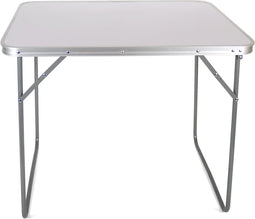 Opvouwbare Campingtafel – Vouwtafel - 80x60x68cm – Wit – Opvouwbaar – Balkon