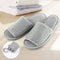 Opvouwbare Draagbare Reizen Slippers Open Teen Niet-wegwerp Sandalen Spa Hotel Wasbare Katoenen Slippers voor Kamer Badkamer Schoenen