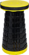 Opvouwbare kruk extra strong geel per 4 - telescopische kruk - 250 kg - inklapbare kruk - draagbaar - kampeerstoel - opstapkrukje