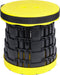 Opvouwbare kruk extra strong geel per 4 - telescopische kruk - 250 kg - inklapbare kruk - draagbaar - kampeerstoel - opstapkrukje