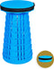 Opvouwbare kruk extra strong vol blauw - telescopische kruk - 250 kg - inklapbare kruk - draagbaar - kampeerstoel - opstapkrukje