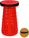 Opvouwbare kruk extra strong vol rood- telescopische kruk - 250 kg - inklapbare kruk - draagbaar - kampeerstoel - opstapkrukje