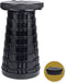 Opvouwbare kruk extra strong - zwart - telescopische kruk - 250 kg - inklapbare kruk - draagbaar - kampeerstoel - opstapkrukje