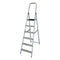 Opvouwbare ladder met 6 tredes (198 x 47,5 x 12 cm)