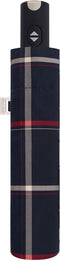 Opvouwbare Paraplu Blauw Geruit - Carbon - Dsn 100 cm - Opgevouwen 29 cm - Doppler