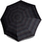 Opvouwbare Paraplu Geruit Zwart met houten handvat - S570 - Dsn 101 cm - Opgevouwen 43 cm - Knirps