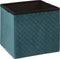 Opvouwbare poef met opbergruimte - Blauw