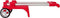 Opvouwbare Tassendrager Safta Rood 30 x 85 x 23 cm