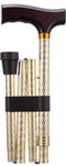 Opvouwbare wandelstok - Etched Gold 76 - 89 cm