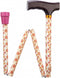 Opvouwbare wandelstok - Etched Gold 76 - 89 cm