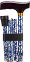 Opvouwbare wandelstok - Gebloemd - 84-94 cm
