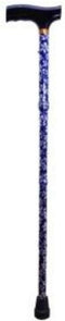 Opvouwbare wandelstok - Gebloemd - 84-94 cm