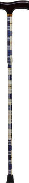 Opvouwbare wandelstok - geruit 84 - 94 cm