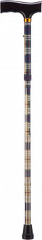 Opvouwbare wandelstok - geruit 84 - 94 cm