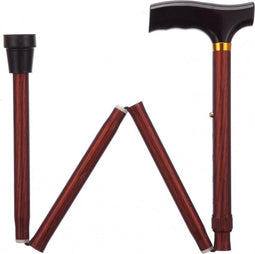 Opvouwbare wandelstok - naturel 84 - 94 cm