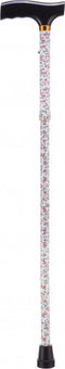 Opvouwbare wandelstok - Pink Flower 84 - 94 cm