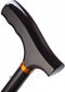 Opvouwbare wandelstok - zwart 74 - 84 cm